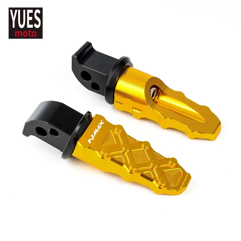 Motorräder Zubehör Hinten Fußrasten stützen Passagier Fußstützen Für Yamaha NMAX155 NMAX 155 125 2015-