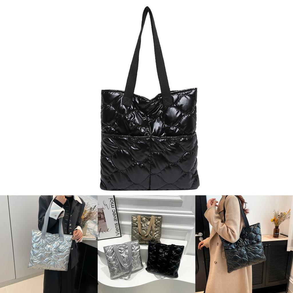 Elegant Luxurious Cotton Tote Bag For Women Large Capacity Available In Three Colors