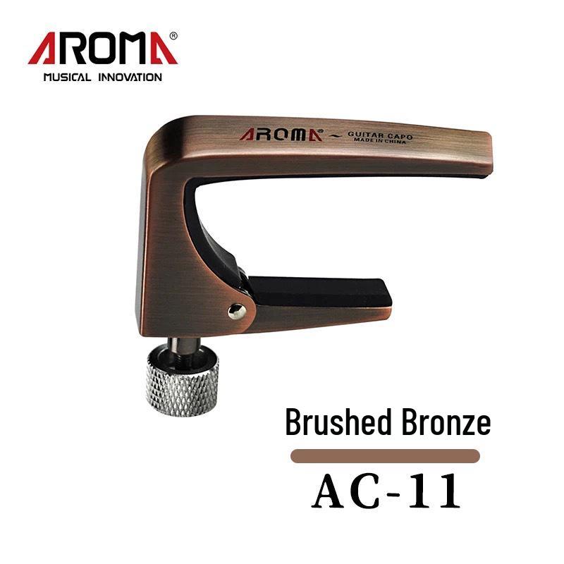 AROMA Guitar Capo AC-11 for Folk and Electric Guitars - Metal Transposer Capo