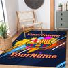 Fc Barcelona Customizable Name Area Rug Design for Bedrooms Hallway Foyer Living Rooms Anti-slip Rug Anime Office Decor