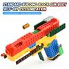 Diy Buildable Building Blocks Toy Gun Mechanical Shell Ejection Continuous Firing Soft Bullet Pistol For Outdoor Cs Game Gift