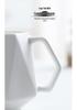 Geometric Diamond Rhombus Ceramic Couple Mug
