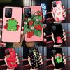 Cottagecore Fruit Strawberry Frog Case For Xiaomi POCO X7 Pro X3 X5 X6 F3 F5 F6 M6 Pro 11T 12T 13T 14T Pro 13 14 Ultra Cover