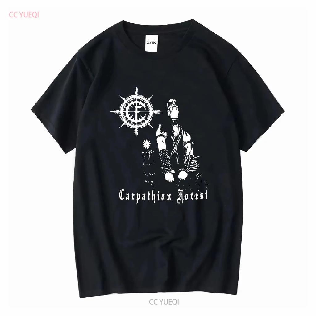 CARPATHIAN FOREST T SHIRT Vintage Washed Breathable Homme Unisex Designer Clothes Versatile Stretched Streetwear