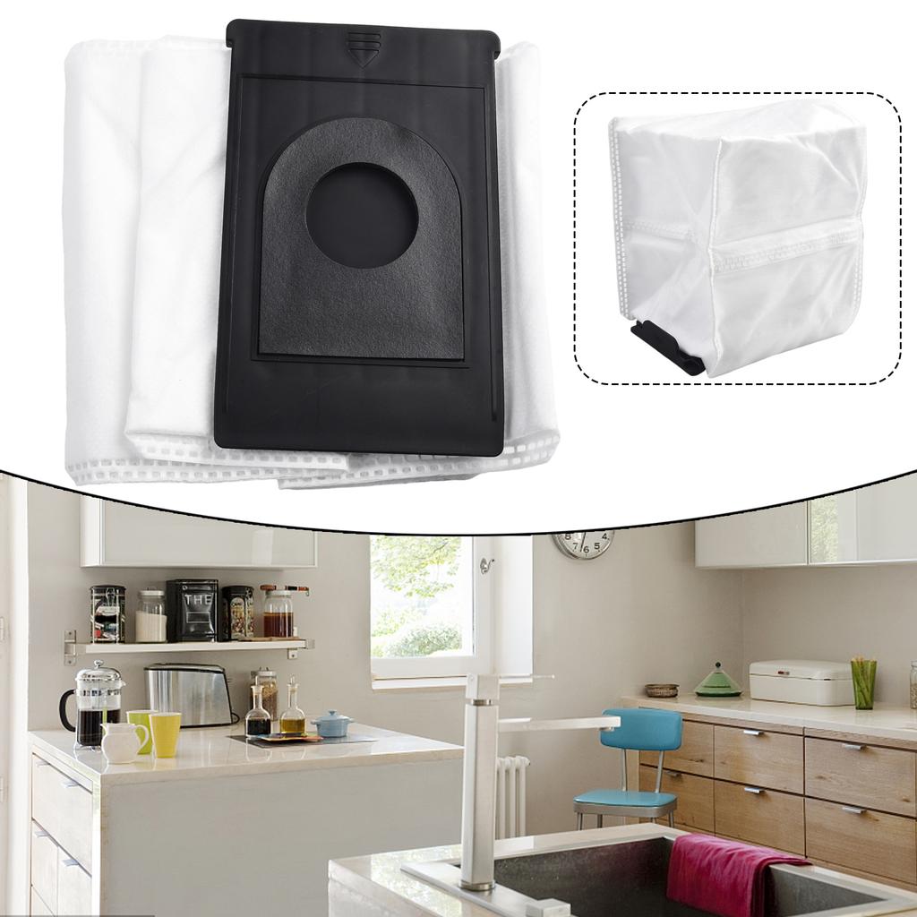 High Quality Practical Dust Bags Trash Bag Cordless Self-Empty Bag Vacuum Cleaner 1/6pcs For Pros Cenic S3 For Ultenic