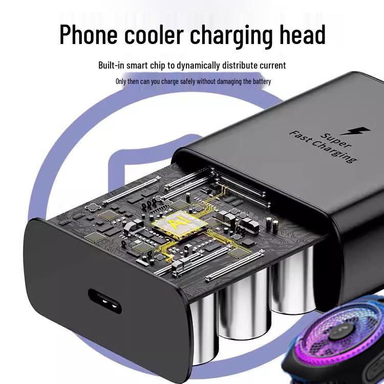 45W Overclocking Charger & Heatsink for Black Shark 3/4/5 Pro & Flydigi B7X/B8X