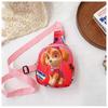 Cartoon Paw Chest Bag Kids Mini Coin Purse Made Of Polyester For Preschoolers