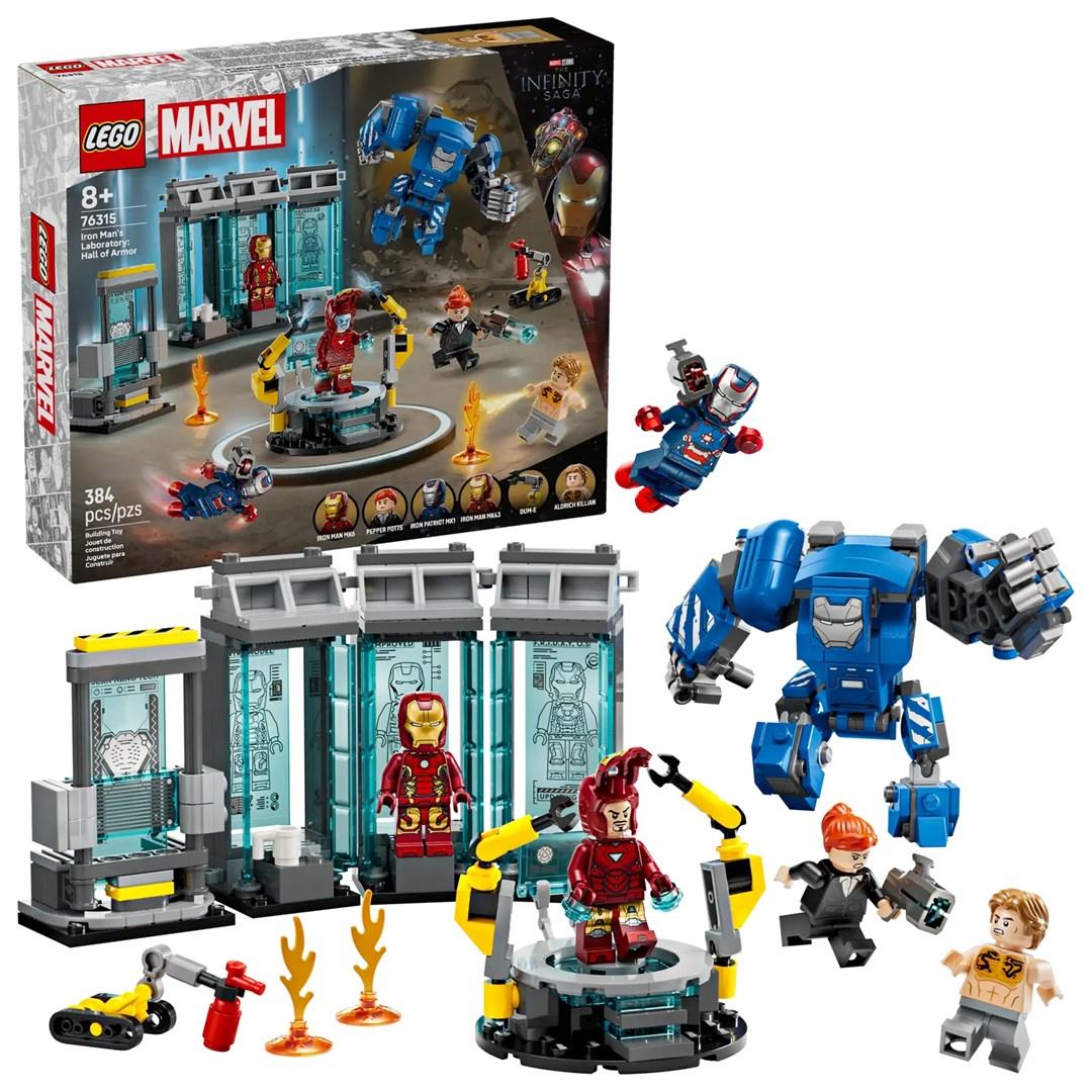 LEGO Marvel Super Heroes 76315 Laboratorio di Iron Man: Armeria