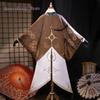 PÅ LAGER Aether Cosplay Spill Genshin Impact Aether Doujin Cosplay Kostyme Kimono Reisende Halloween Aether Doujin