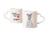 Griffon Bruxellois, Brussels Griffon - Cup with a Dog, Adorable Cup with a Heart-shaped Handle, Universal Gift from the Brand