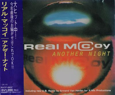 CD REAL MCCOY  Another Night BVCP8802 Hansa Arista 1994 Japan ObiDance  Electronica Used