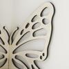 Butterfly Decor Storage Rack Wall Decor Wooden Display Shelf Butterfly Hanging Wall Organizer