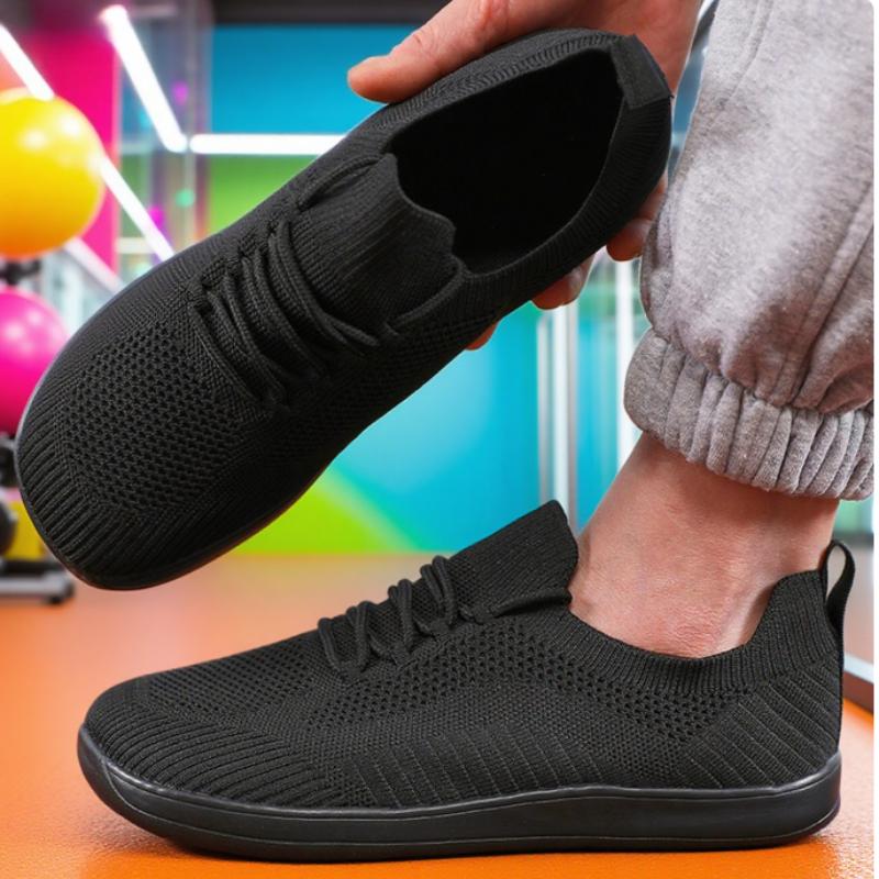 Women's Casual Wide Barefoot Shoes Unisex Trail Running Non-Slip Minimalist Walking Shoes Fashionable Breathable Men's Sneakers