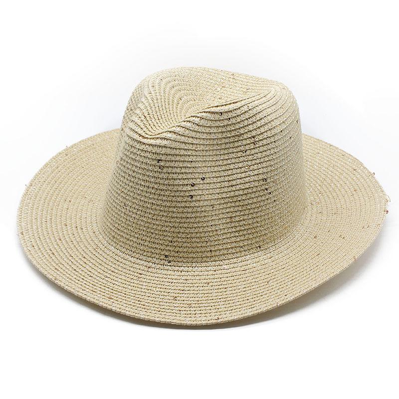 Sunscreen Hat Summer Straw Hat Woven Women'S Big Brim Sun Hat British Top Hat Seaside Vacation, Beach Hat