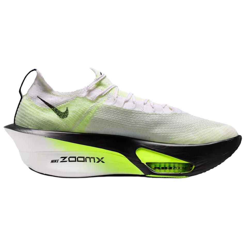 Nike Alphafly 3 White Barely Volt Black Men Sneakers IR1817-100