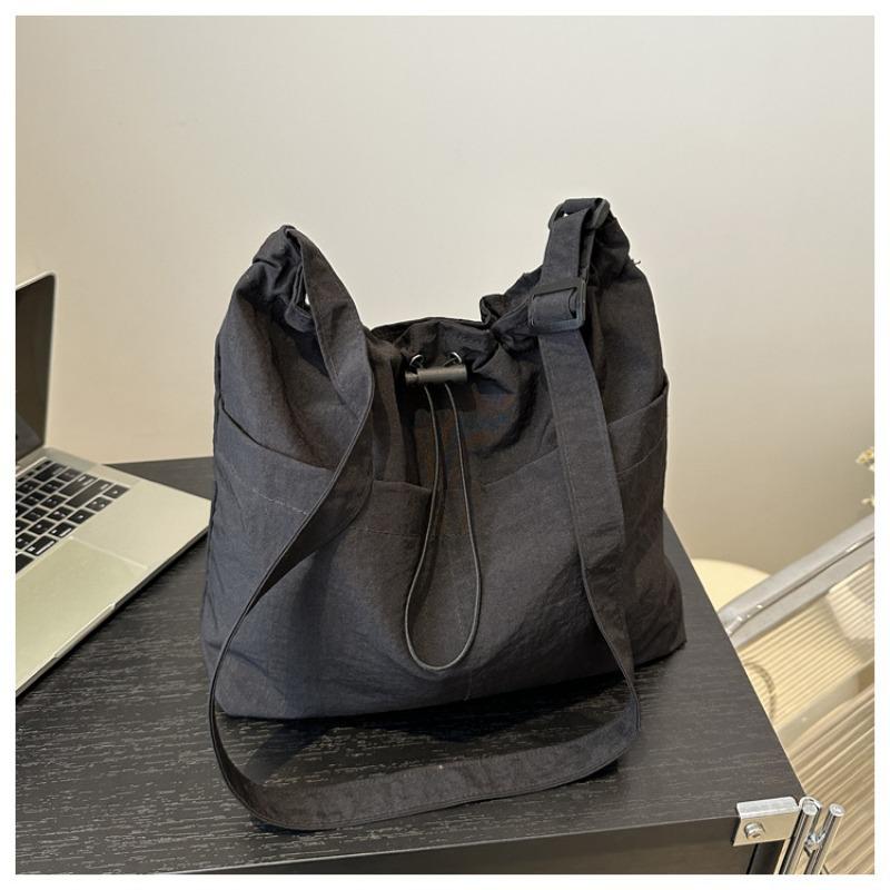 

Повседневная большая сумка женская новая универсальная модная тканевая сумка сумка через плечо сумка-тоут большой вместимости сумка-мессенджер для класса/поездок на работу single pack чёрный