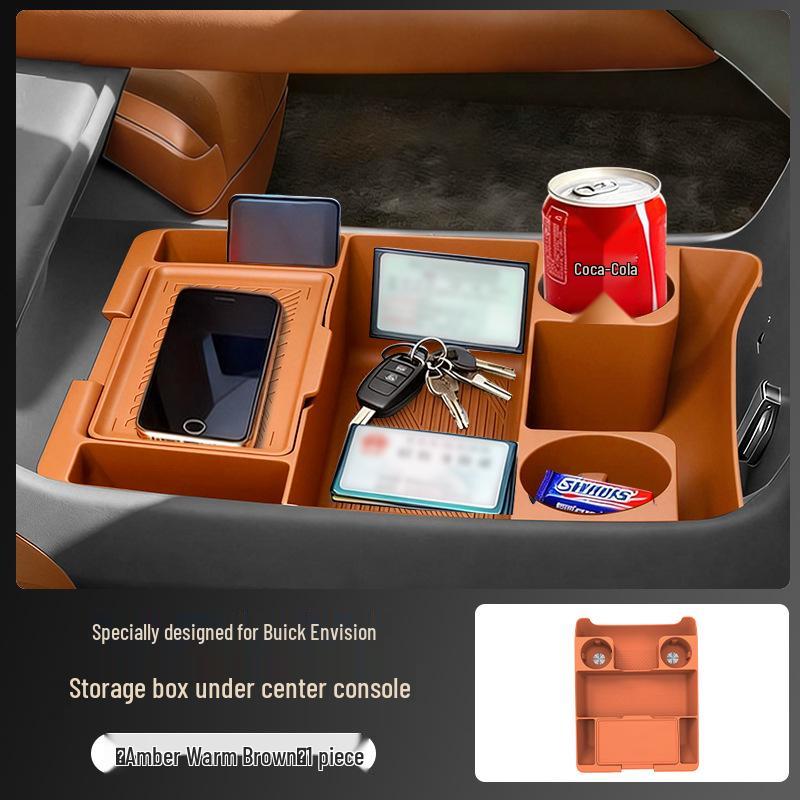 Silicone Storage Box for Buick Envision Center Console Organizer