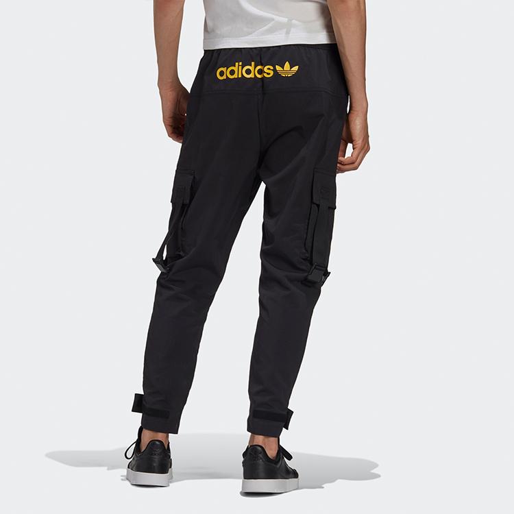 Adidas Originals Multi-Pocket Cargo Track Pants Men Bottoms Black GJ6719