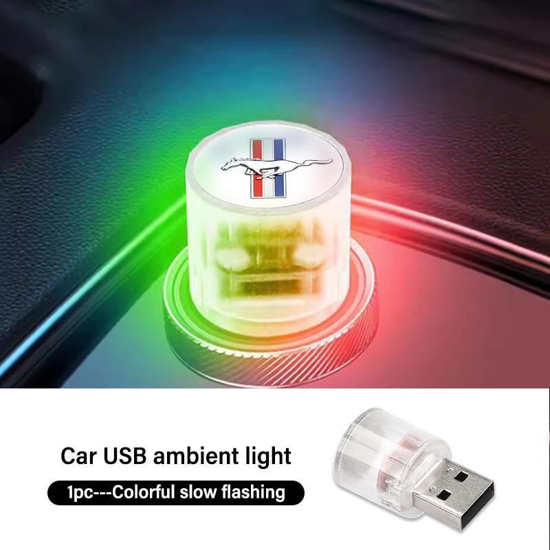 Car Portable Environment Light Plug Play Colorful Decor Lamp For Ford Escort KA Flex Everest KA Expedition Falcon Fusion
