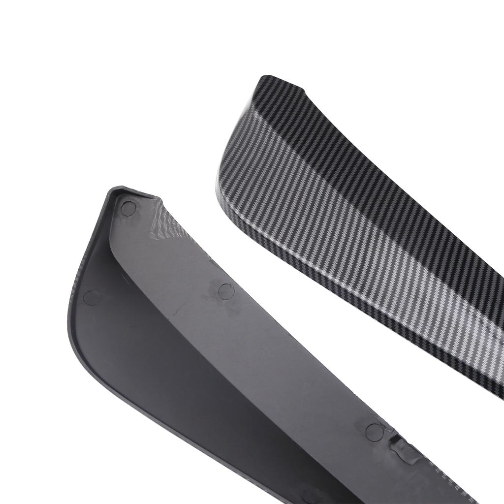 Rear Bumper Lip Splitter   Car Side  Fins Body Lip Spoiler Chin Skirt Protector, Black