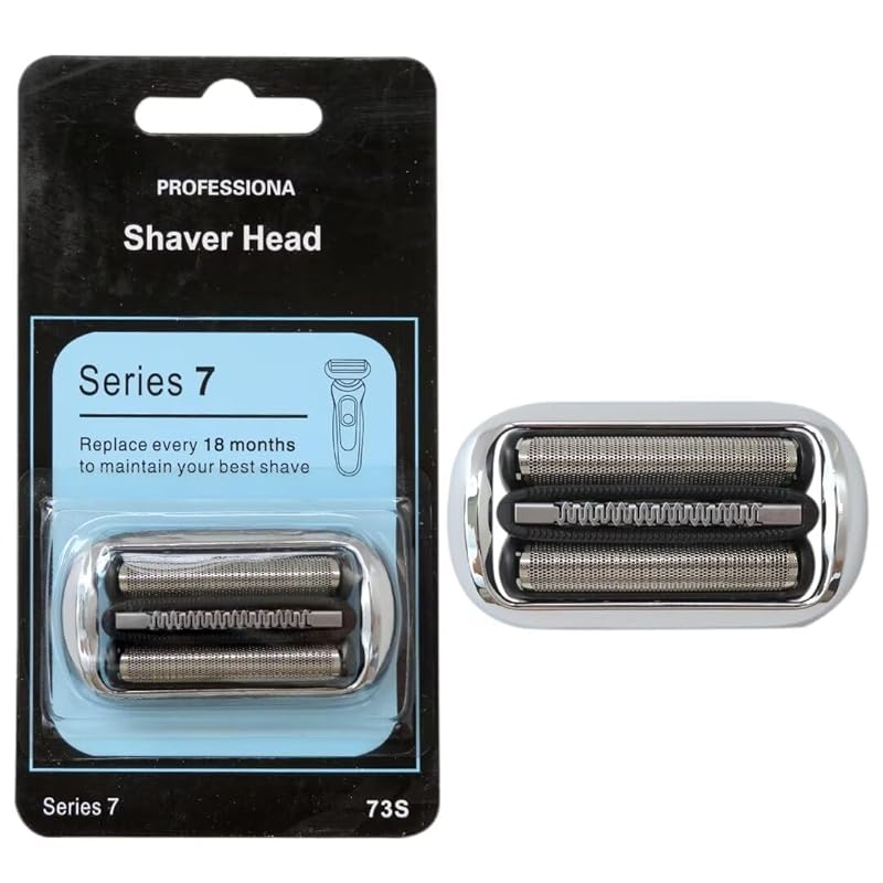 Updated New Version 73S 7020s, 7025s, 7085cc, 7027cs Electric Shaver Head w/Sealed Packaging for Br aun Series 5 Electric Compatible with All Updated