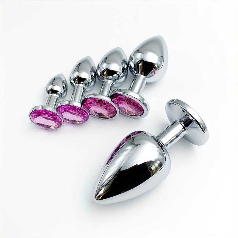 5 sizes, metal anal plug, beginner to expert, anal stimulation, couple adult sex toy, anal massage expansion toy, G-spot massage, sexual health