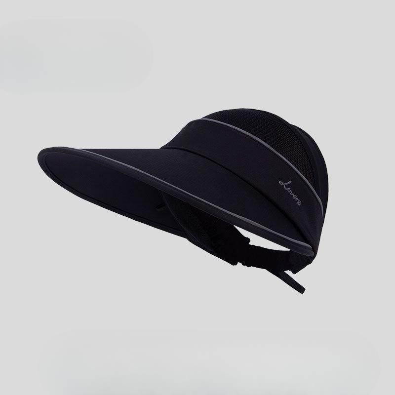 

Шляпа от солнца для улицы Женская Новая Летняя Кепка от солнца Спорт Бег Складная Велосипедная Шляпа с открытым верхом Мужская One size