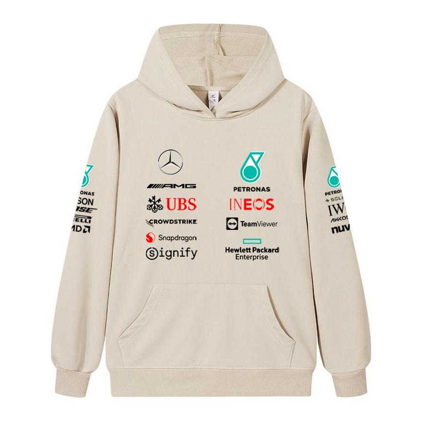 Red Bull חליפת מרוצים F1 המילטון ג'ורג' ראסל קפוצ'ון מדים קבוצתיים