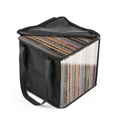 Stylish Handbag Durable & Reusable Storage Solution TPU Shoulder Bag for Music Enthusiasts for 50pcs 12inch Vinyls