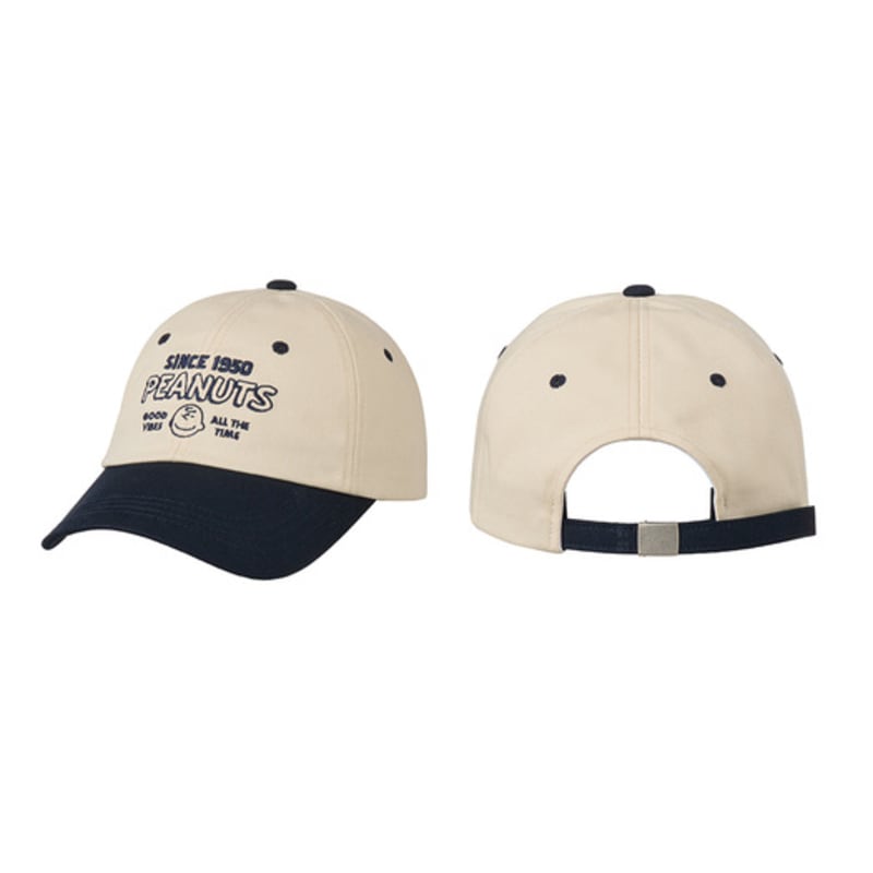 

HIGH CHEEKS 75th peanuts Vintage ballcap_HC2534HT003O BEIGE