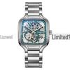 Durham Wei Men's High-End Automatic Mechanical Watch: Waterproof, Luminous, Hollow Design.