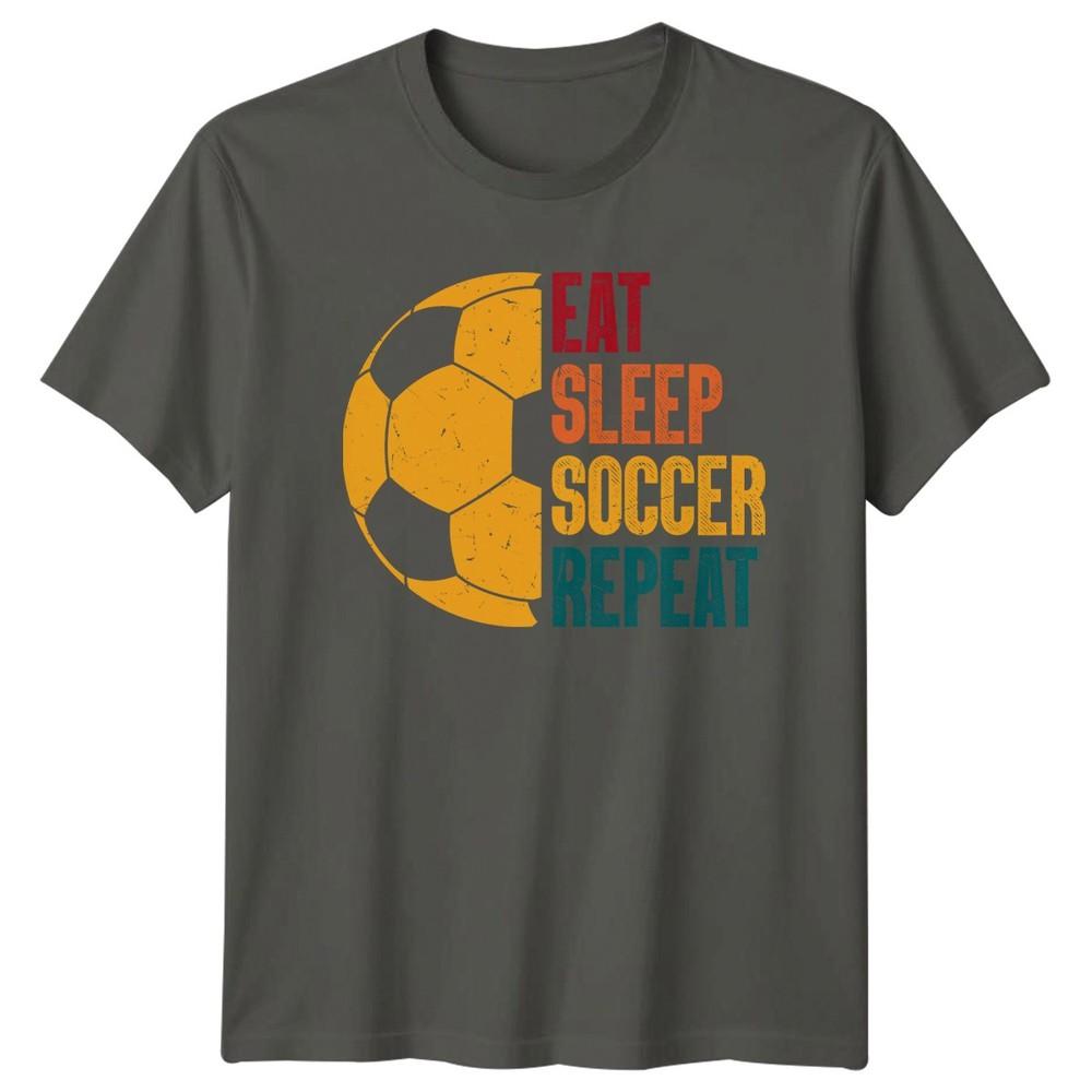 Eat Sleep Soccer Repeat TShirt Youth Sport Soccer Birthday Gift For Him And Her S