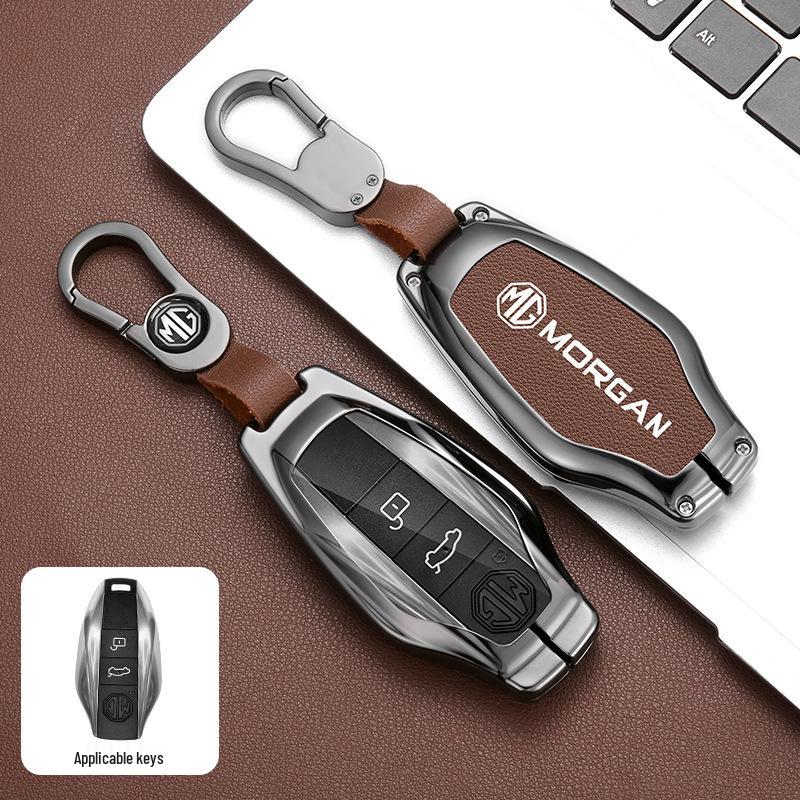 MG7 New Key Fob Cover: Metal Car Accessory with High-End Design for MG7 Remote Key (2023)