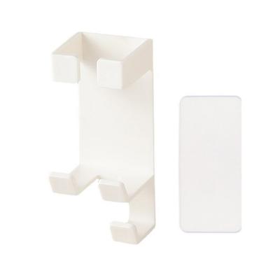 Wall Mounted Curling Iron Storage Rack Space Saving with Hook Hair Dryer Organizer Punch-Free Hair Straighteners Bracket