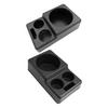 Large Car Cup Holder Tray with Non-Slip Base Universal Truck Boat Water Bottle Organizer Extended Console Universal Sofa Storage Box for Phone Snacks