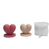 S/L Love Silicone Mold 3D Heart-shaped Candle Crafts Resin Plaster Mould DIY Soap Candle Making Supplies Valentine's Day Gift