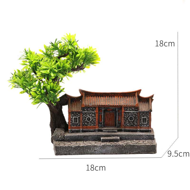 

Креативный дом Аквариумная декорация Пейзаж Водный Украшение для аквариума Декор Пейзаж Модель дома Аквариумное украшение Подарок