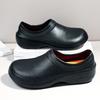 Non-Porous Bag Heel Hole Shoes Hotel Canteen Restaurant Waterproof Chef Shoes Men'S Casual Non-Slip Wear-Resistant Work Shoes Men