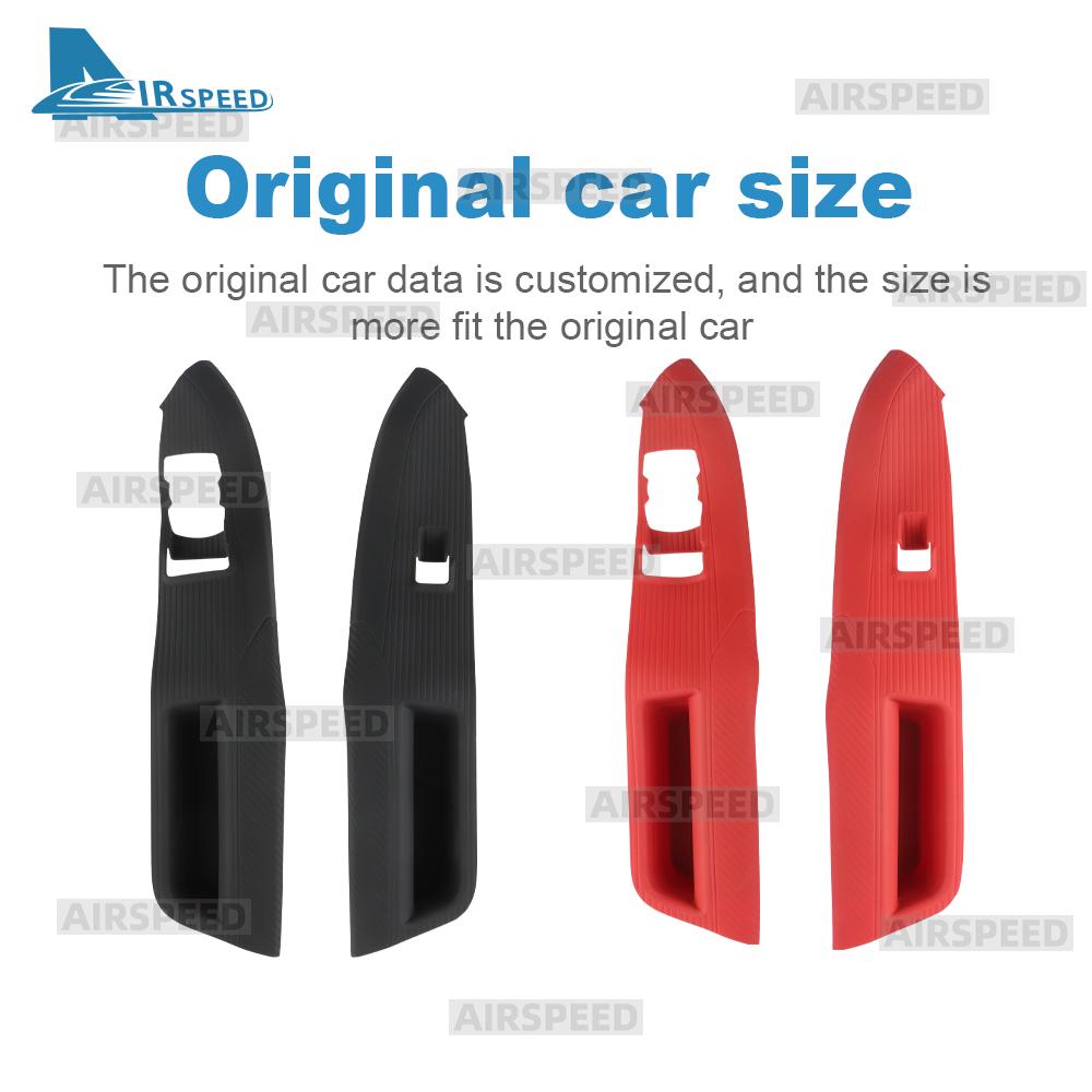 For Ford Mustang GT Dark Horse EcoBoost 2015-2021 2022 2023 2024 2025 2026 2027 LHD Car Door Button Panels Silicone Decor Cover