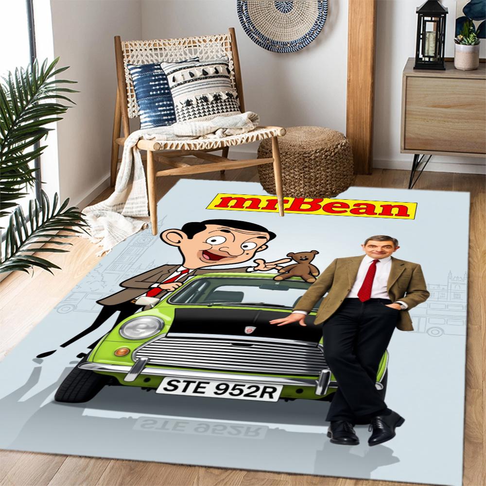 Mr Bean London Trip Carpet Design For Entryway Living Rooms Hallway Study Room Antislip Carpet Decorate Offices Spiritual Gift