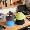 Plastic Rotating Tool Box Rotary Bur Holder for Tool Organization and Easy Cleaning Screwdriver Rotating Storage Box