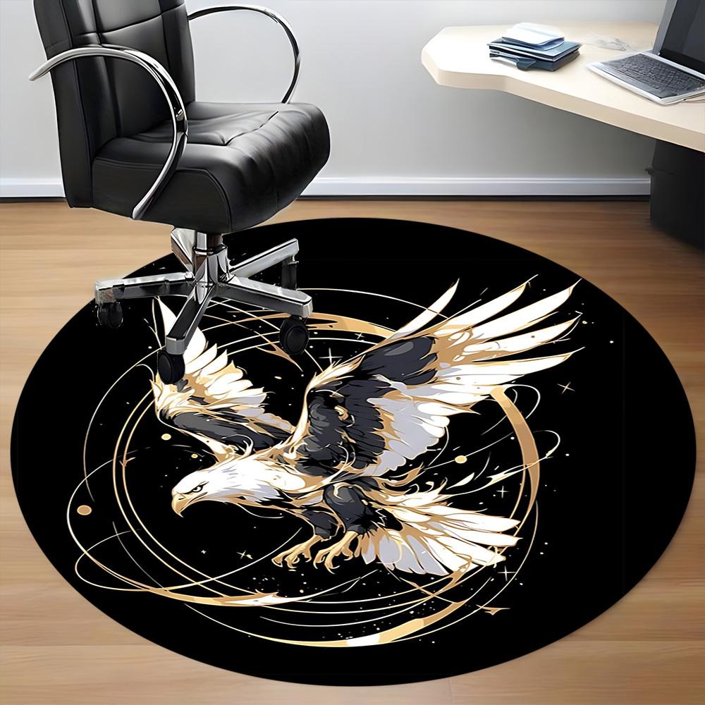 1pc Eagle Flight Chair Carpet for Office - Durable, Ideal for Chair Mats, Stylish & Functional Decorative Rug Yy260130091