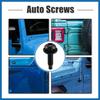 8pcs Hard Top Torx Screws Bolts for Jeep Wrangler JK 2007-2018 Extra Long Automotive Replacement Bolts Stainless Steel Black Item Replacement