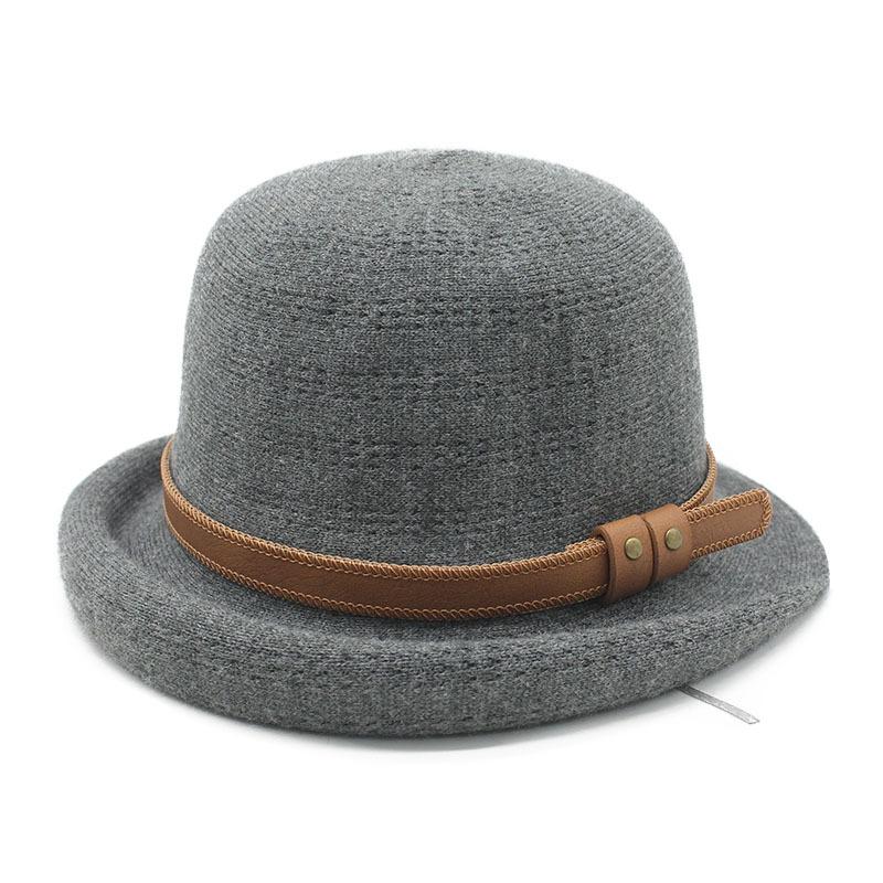 Hat Women'S Spring, Autumn And Summer Curling Belt Top Hat Foreign Style Face Cover Uv Protection Sun Hat