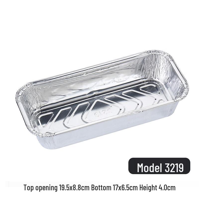Kashicong Disposable Rectangular Aluminum Foil Trays