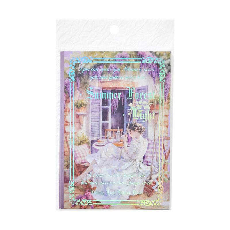 20-Sheet Retro Lady Character Theme Journal Sticker Book, Nostalgic Feminine Designs & Soft Tones, Self-Adhesive for DIY Craft