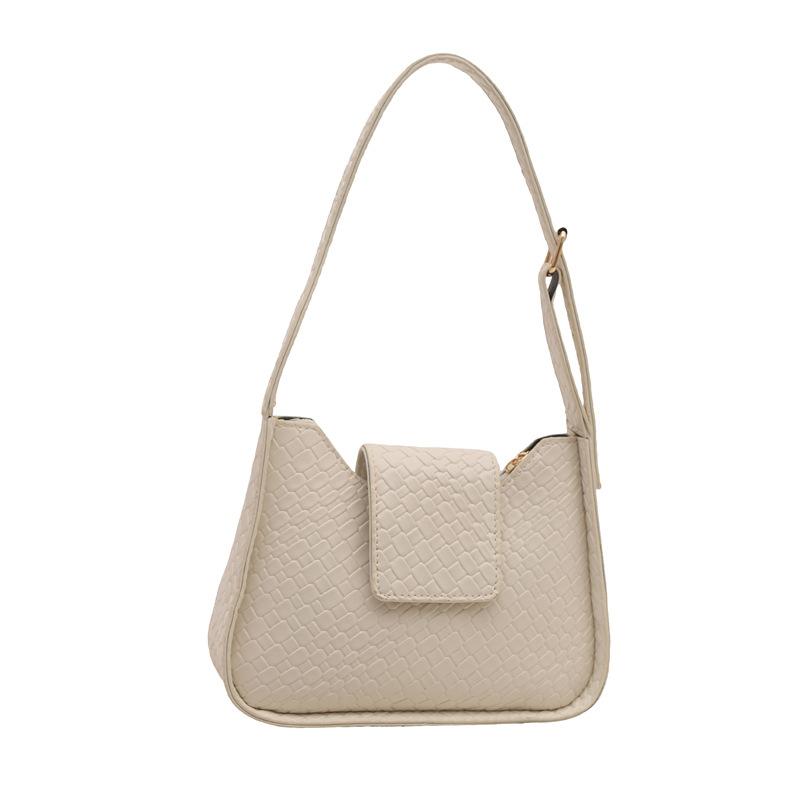 2025 New Casual Simple Trend Single Shoulder Armpit Bag Simple Fashion Small Square Bag Fashion Temperament Bag