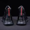Zapatos casuales sencillos para hombre, botas de cuero PU para hombre, botas de invierno cálidas para la nieve, zapatos de plataforma antideslizantes y resistentes. Botas Para Hombre