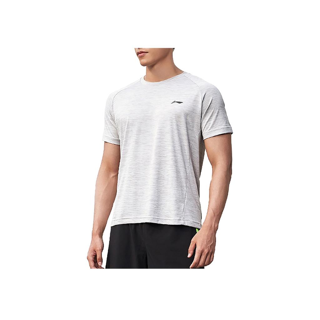 Li-Ning Quick-Dry Cool Comfortable Breathable Round Neck Casual Sports Short Sleeve T-Shirt Unisex Tops DWWQ101-1