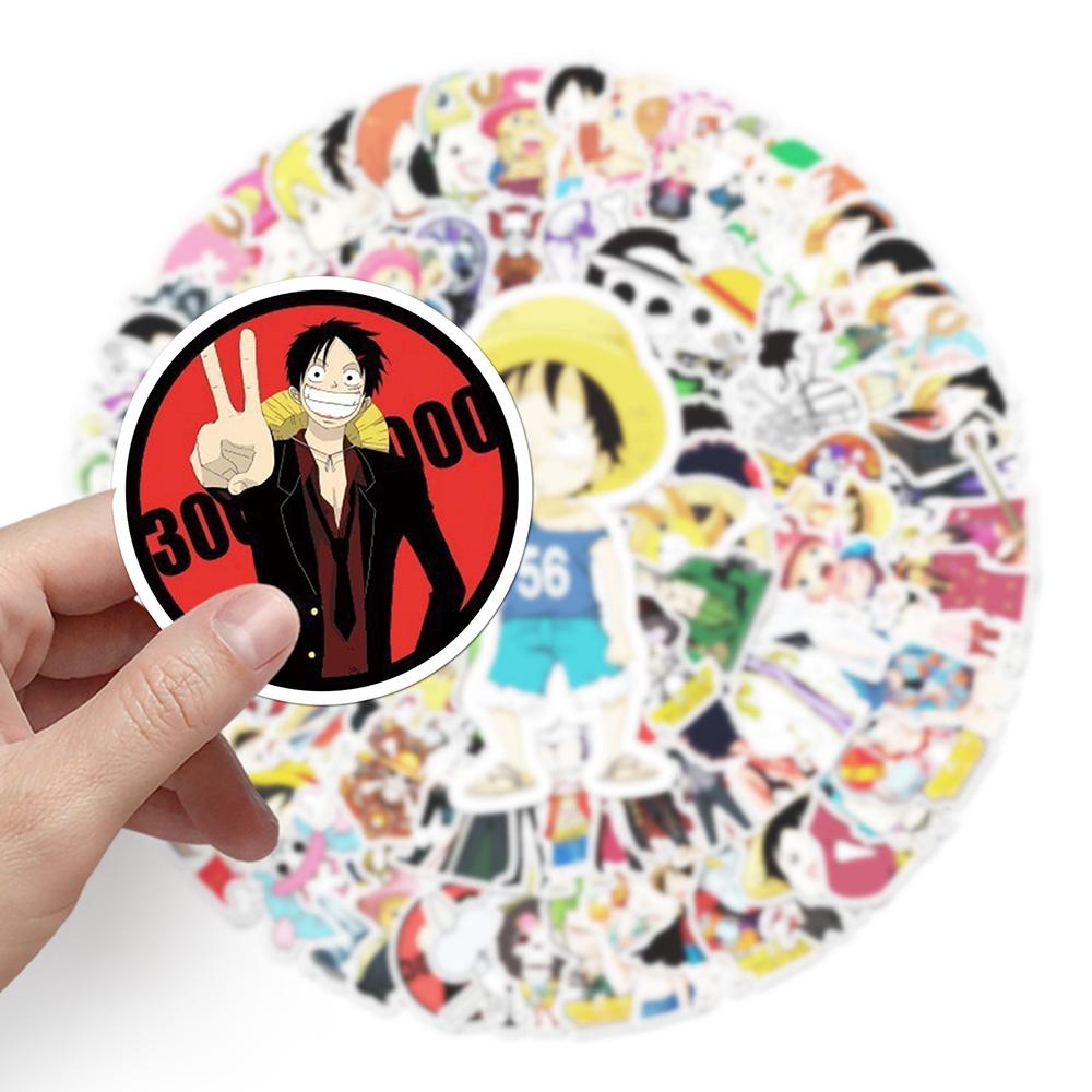 10/30/50pcs ONE PIECE Anime Stickers Luffy Zoro Chopper Cartoon Decals Cool DIY Skateboard Car Laptop Reward Sticker Gifts